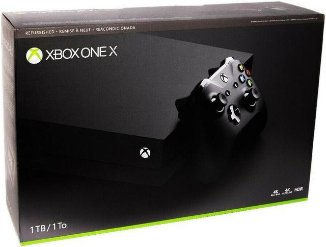 Microsoft Xbox One X Console de jeux 4K HDR 1 To HDD noir Shadow