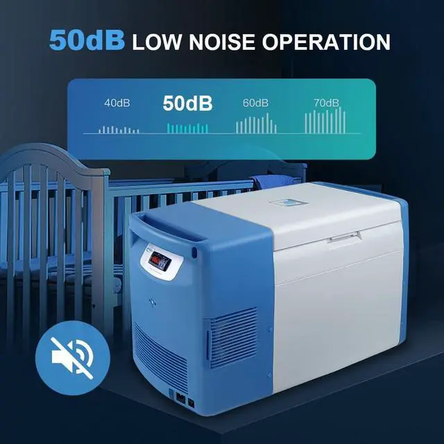 Alt view image 7 of 7 - HNZXIB Ultra Low temperature Freezer -86° (20L), 110V Portable Lab Cryogenic Freezer, Ultra Low Temperature Medical Countertop Refrigerator for Laboratory Pharmacy Storage ULT Lab Fridge (Blue)