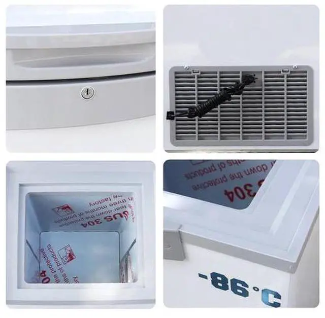 Alt view image 3 of 6 - HNZXIB -86 28L Portable Mini Ultra Low Temperature Lab Freezer Deep Refrigerator USA