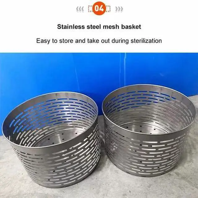 Alt view image 6 of 6 - HNZXIB35L Dental Lab Autoclave Steam Sterilizer Medical Sterilization Drying LS-35HD