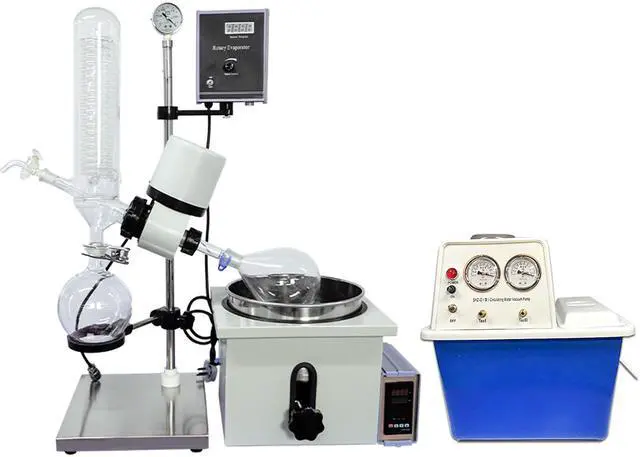 Main image of HNXZIB 2L Rotary Evaporator RE-201D and Vacuum Pump SHZ-D(III) Basic Combination 2000ml Rotavap Desktop Water Circulating Vacuum Pump 110V/220V
