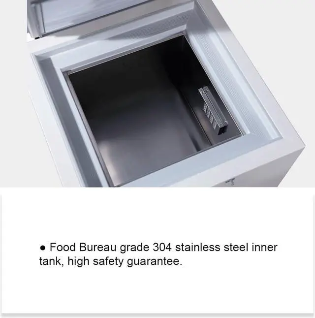 Alt view image 4 of 6 - -45 °C Large Capacity 58L Horizontal Ultra-Low Temperature Freezer, Deep Refrigeration Refrigerator with Controller, 110V