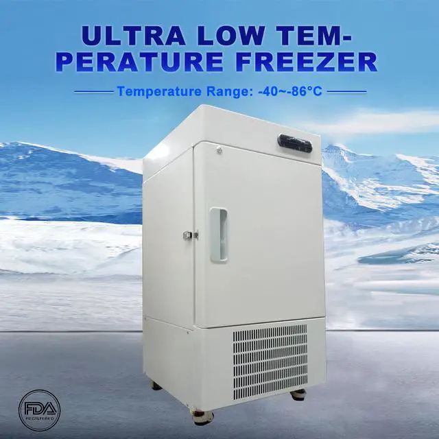 Alt view image 3 of 5 - HNZXIB 58L -86°C Vertical Ultra-Low Temperature Freezer FDA CE Certified Laboratory Freezer Refrigerator
