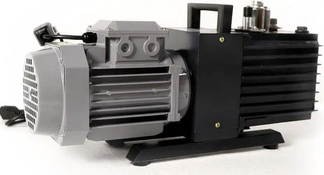 Alt view image 2 of 7 - HNZXIB Vacuum Pump 8CFM Rotary Vane Vacuum Pump 2 Stage 4L/S 110V/60HZ Oil-sealed Vacuum Pump For Rotary Evaporator and Short Path Distillation Lab Equipment