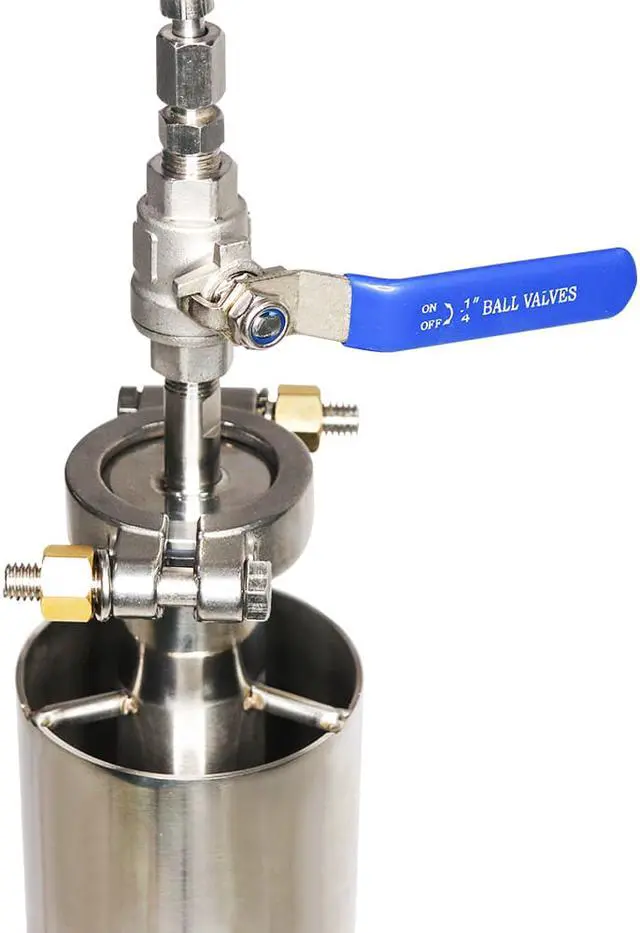 Alt view image 3 of 7 - Small capacity 0.25LB & 113g closed loop extractor for high-safety industrial equipment, for extract materials from plant leaves