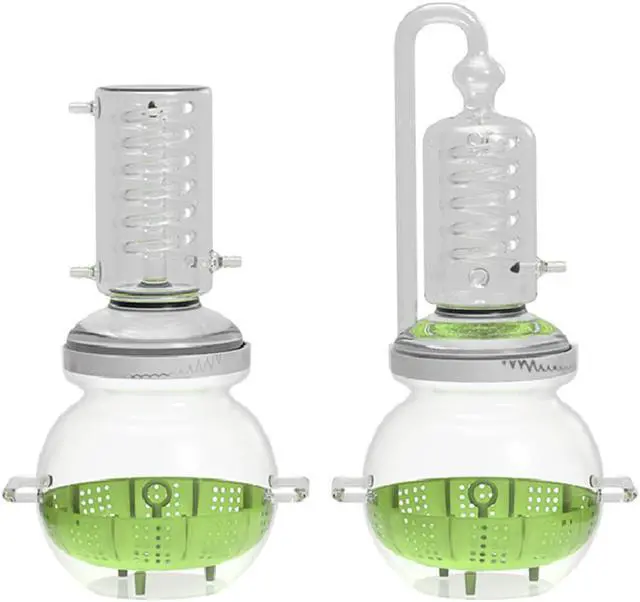 Alt view image 4 of 7 - HNZXIB 4L Plant Essential oil Extraction Equipment Small Household Essential oil Pure Dew Extractor Glass Steam Distillation Lab Glassware Kit for Making Your Own Essential Oil