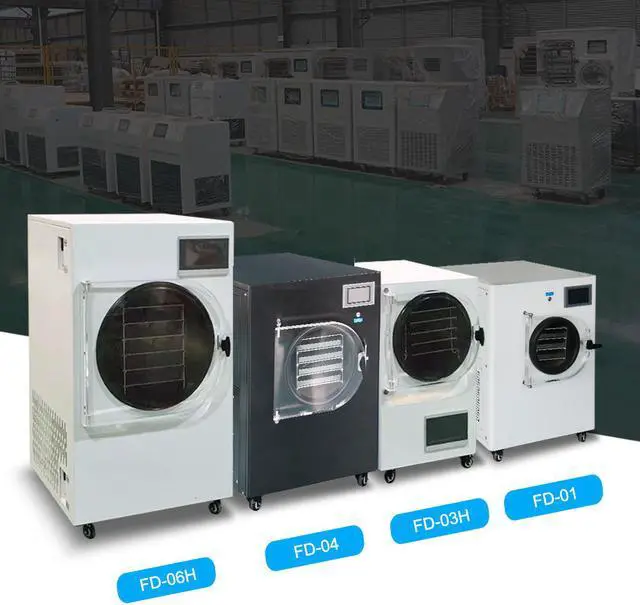 Alt view image 6 of 7 - HNZXIB FD-01 Laboratory/Home Vacuum Freeze Dryer with Efficient Vacuum Pump, for Freezes Drying Of Plasma, Serum Extracts, Antibodies Etc. Products