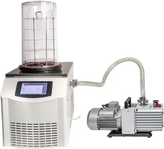 Main image of HNZXIB 10N-60A Lab Supplies Small Vertical Laboratory Smart Vacuum Freeze Dryer with Efficient Vacuum-Pump, Sublimation Drying Oven, 110V/220V