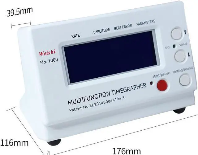 Alt view image 4 of 6 - Timegrapher No.1000 multi-function watch tester, mechanical watch calibration tool, can test day difference, swing, polarization, rising angle