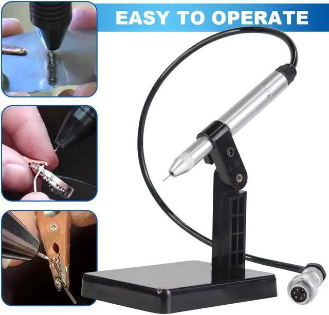 Alt view image 7 of 7 - Automatic Spot Welder Pulse Argon Arc Welding Machine Jewelry Welder 110V Spot Welder for Jewelry Welding Jewelry Repair Tool 50-600A,100W