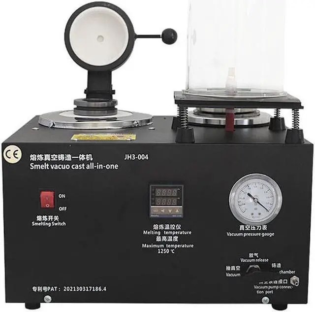 Alt view image 7 of 7 - 2KG Jewelry Casting Machine Gold Copper Furnace Jewelry Tools Vacuum Investing Casting Machine Wax Cast Combination Investing Equipment