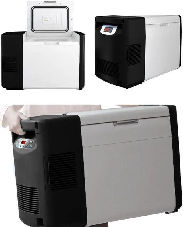 Alt view image 4 of 7 - 0.7cu ft 20L -40 ° C ~ -86 ° C Black Large Capacity Ultra-low Temperature Freezer Quick Freezer Cooling Freezer Household Lab Deep Freezer 270W Refrigerators