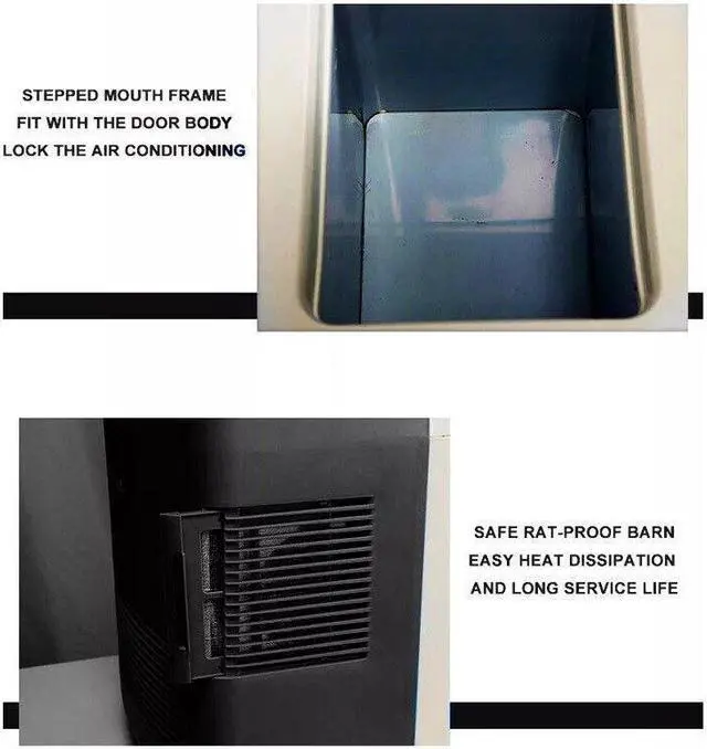 Alt view image 5 of 7 - 0.7cu ft 20L -40 ° C ~ -86 ° C Black Large Capacity Ultra-low Temperature Freezer Quick Freezer Cooling Freezer Household Lab Deep Freezer 270W Refrigerators