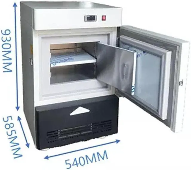 Alt view image 2 of 7 - 30L 1cu ft ~86° Horizontal Ultra Low Temperature Refrigerator Thermostatic Laboratory Freezer Box Industry Cooling Refrigerators 110V Laboratory Congelador