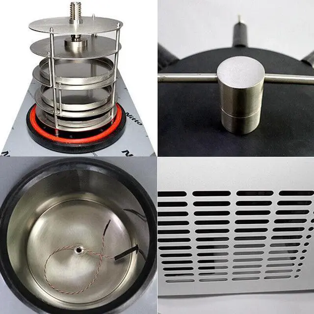 Alt view image 4 of 7 - Top Stopper Type Seafood Collagen Vacuum Freeze Dryer Machine Antibiotics Lyophilizer Bacterial Drying Machine Multifunctional Laboratory 110V/60Hz