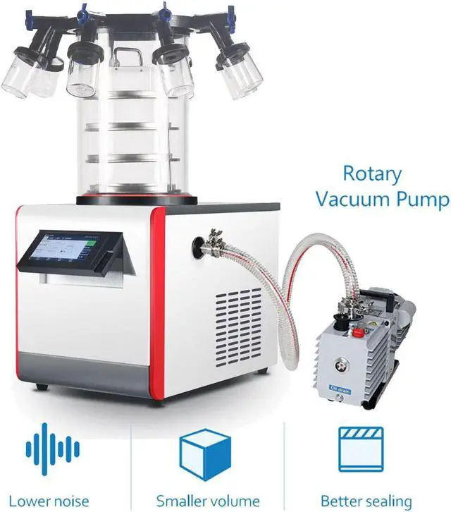 Main image of Portable Vacuum Mini Freeze Dryer Drying Machine Cosmetics Freezing Equipment Dehydrator Fruit Dry 110V/60Hz