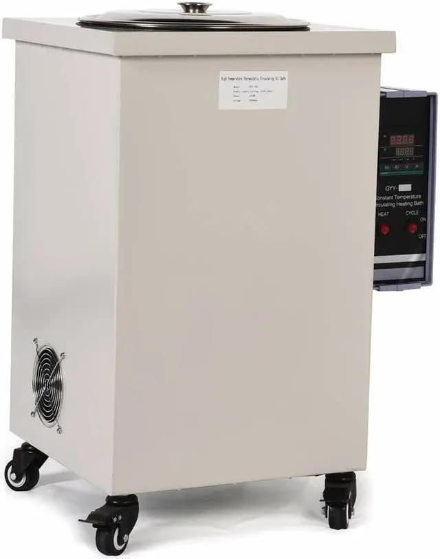 Alt view image 2 of 7 - 100L Laboratory Thermostatic Heating Circulator Oil Water Open Bath Stainless Steel RT~250°C For Double Layer Glass Reactor Distillation PID Control