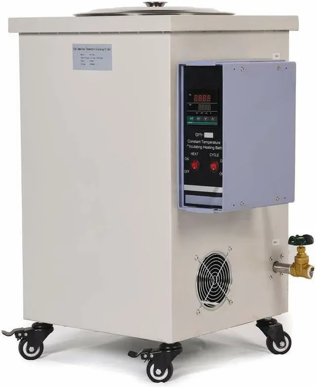 Alt view image 3 of 7 - 100L Laboratory Thermostatic Heating Circulator Oil Water Open Bath Stainless Steel RT~250°C For Double Layer Glass Reactor Distillation PID Control