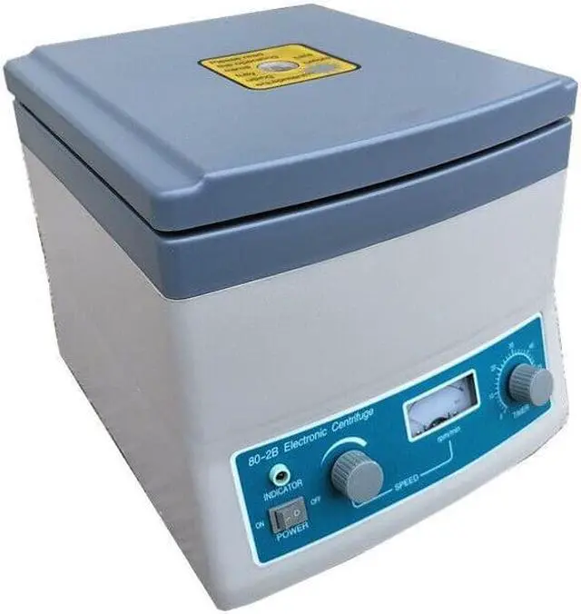 Alt view image 2 of 5 - Tabletop Micro Haematocrit School Laboratory Blood PRP Centrifuge Machine 20ml With 12 Tubes Capillary Centrifuga 4000RPM 110V