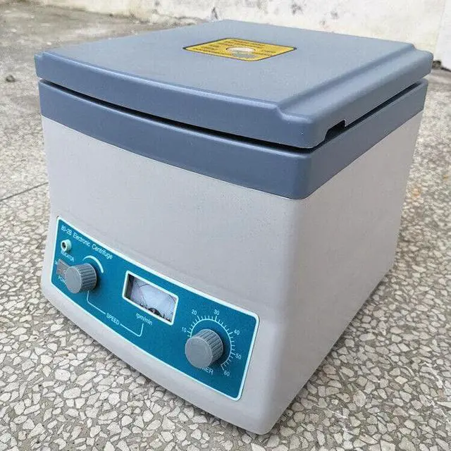 Alt view image 5 of 5 - Tabletop Micro Haematocrit School Laboratory Blood PRP Centrifuge Machine 20ml With 12 Tubes Capillary Centrifuga 4000RPM 110V