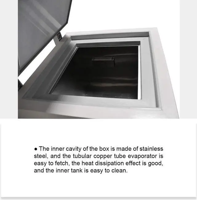 Alt view image 3 of 6 - -86°C Portable Medical Ultra Low Temperature Freezer Portable Refrigerator 58L (2.05Cu Ft) Cooling Storage 110V