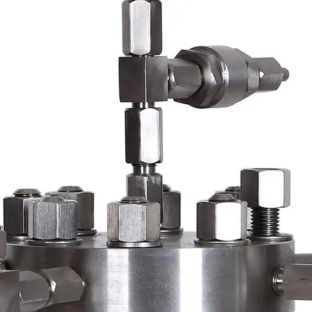 Alt view image 5 of 6 - HNZXIB 50ML Laboratory Chemical Simple Stainless Steel High Pressure Reactor Autoclave TEFLON chamber / PTFE inner liner optional