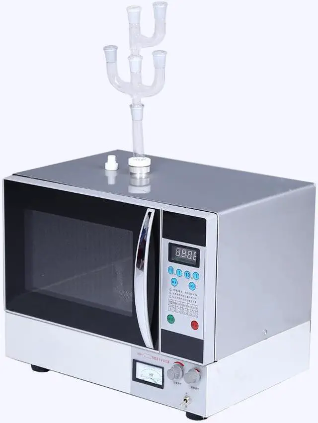 Alt view image 3 of 7 - HNZXIB Microwave Reactor Laboratory Chemical Experiement fast heating microwave adjustable WBFY205