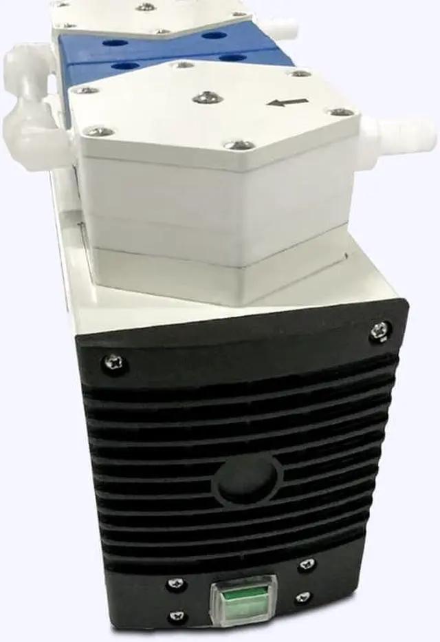 Alt view image 3 of 6 - HNZXIB Diaphragm Vacuum Pump 20L/min 2-stage for Laboratory  Evaporation/Distillation