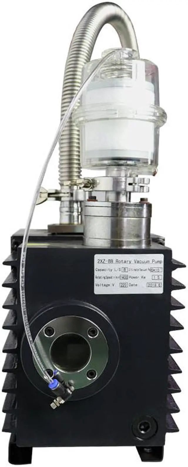 Alt view image 3 of 7 - HNZXIB Rotary Vane Vacuum Pump 2XZ-8 Laboratory Oil-sealed Rotary Displacement Pump