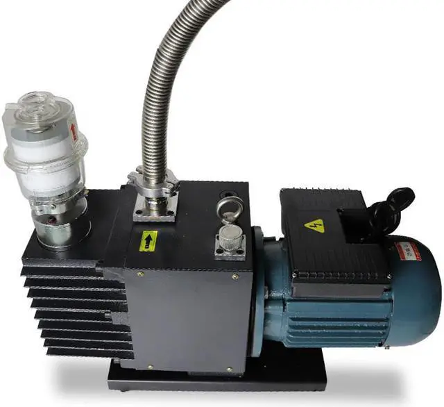 Alt view image 2 of 7 - HNZXIB Rotary Vane Vacuum Pump 2XZ-8 Laboratory Oil-sealed Rotary Displacement Pump