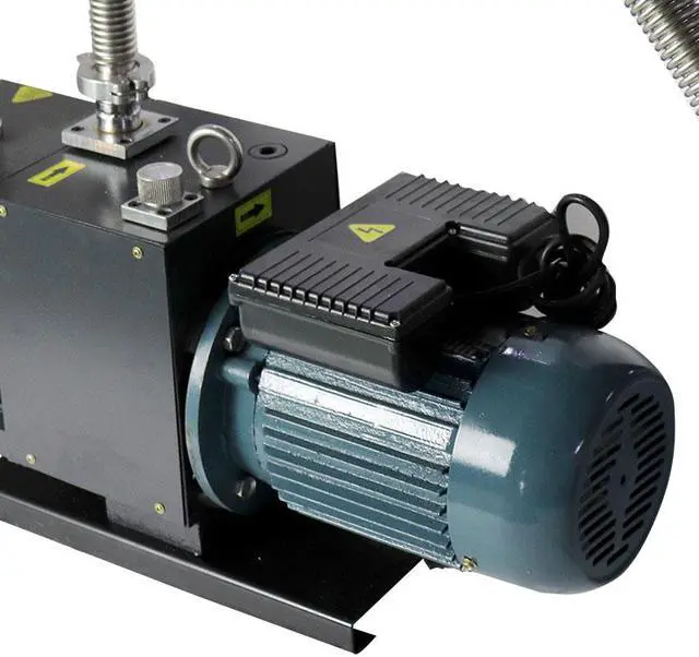 Alt view image 5 of 7 - HNZXIB Rotary Vane Vacuum Pump 2XZ-8 Laboratory Oil-sealed Rotary Displacement Pump
