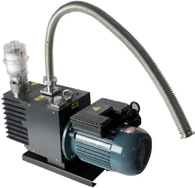 Alt view image 7 of 7 - HNZXIB Rotary Vane Vacuum Pump 2XZ-8 Laboratory Oil-sealed Rotary Displacement Pump