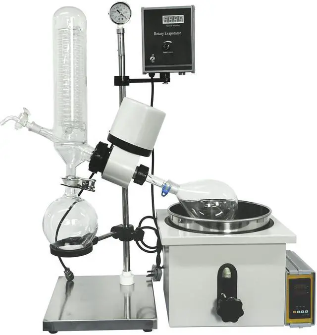 Alt view image 3 of 5 - Lab Equipment 2000ml Rotary Evaporator RE-201D Factory Price 110V HNZXIB Rotavap 2L Rotating Flask Laboratory Evaporation Milk Concentration