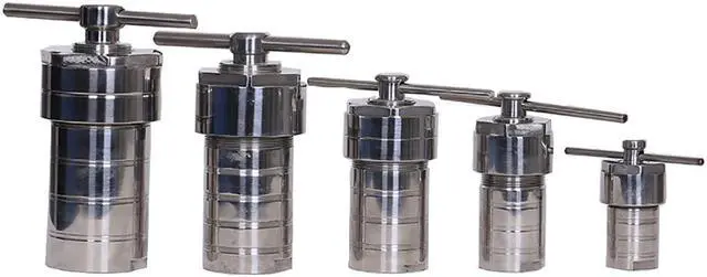 Alt view image 7 of 7 - HNZXIB 300ml Hydrothermal Synthesis Reactor 240°C PTFE lining  Non-magnetic Stainless Steel Autoclave KH series Laboratory reaction vessel