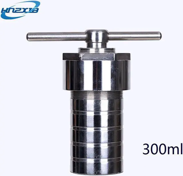 Main image of HNZXIB 300ml Hydrothermal Synthesis Reactor 240°C PTFE lining  Non-magnetic Stainless Steel Autoclave KH series Laboratory reaction vessel