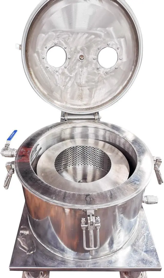 Alt view image 2 of 5 - HNZXIB 5L Large Centrifuge Industrial De-watering Touch Screen PLC control PPTD series High and Low Speed Rotation Soaking Blending Filter Separation Deliquoring, Customizable