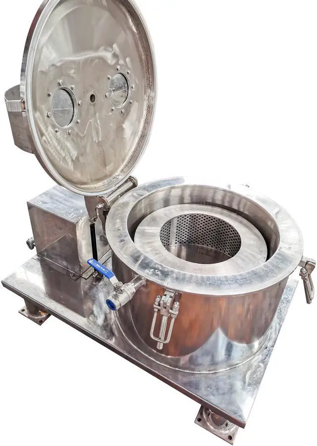 Main image of HNZXIB 20L Large Centrifuge Industrial De-watering Touch Screen PLC control PPTD series High and Low Speed Rotation Soaking Blending Filter Separation Deliquoring, Customizable