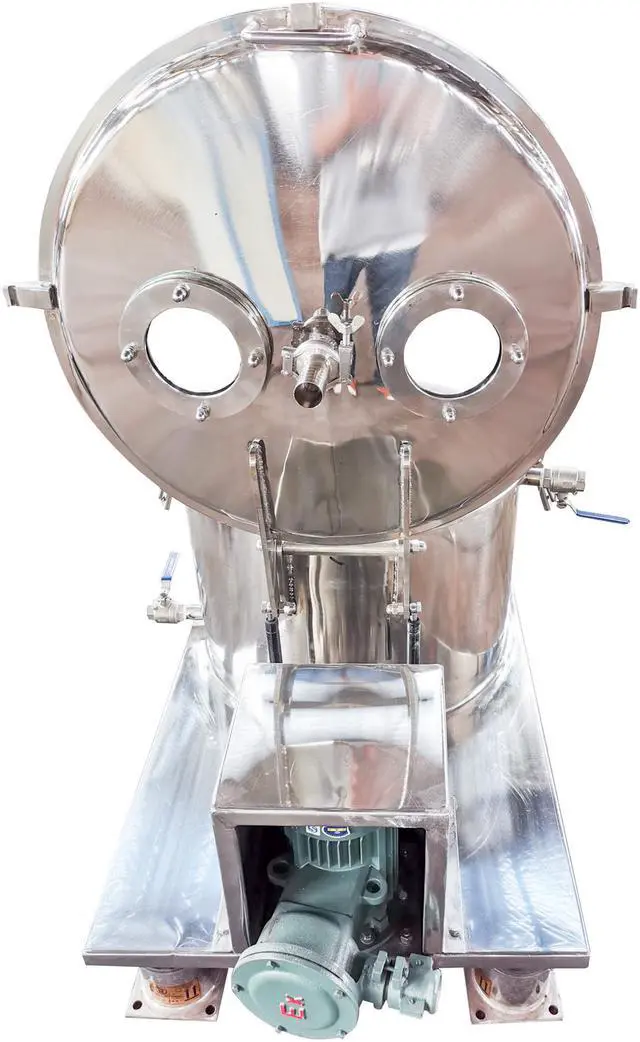 Alt view image 5 of 6 - HNZXIB 20L Large Centrifuge Industrial De-watering Touch Screen PLC control PPTD series High and Low Speed Rotation Soaking Blending Filter Separation Deliquoring, Customizable