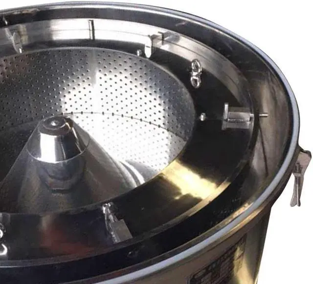 Alt view image 4 of 5 - HNZXIB 40L Large Centrifuge Industrial De-watering Touch Screen PLC control PPTD series High and Low Speed Rotation Soaking Blending Filter Separation Deliquoring, Customizable