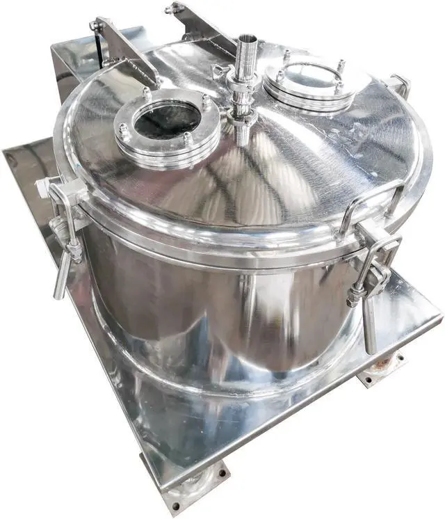 Main image of HNZXIB 150L Large Centrifuge Industrial De-watering Touch Screen PLC control PPTD series High and Low Speed Rotation Soaking Blending Filter Separation Deliquoring, Customizable