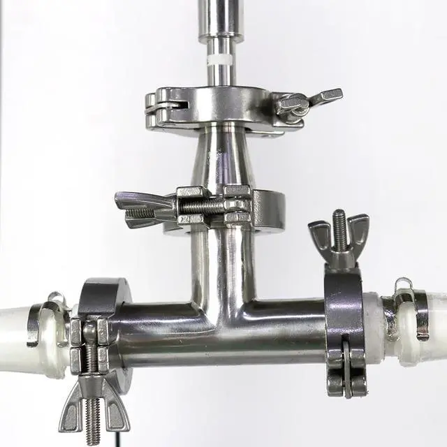 Alt view image 5 of 7 - HNZXIB Double condensers short path distillation 20L new type 2 distillate head high distillation efficiency Lab supply equipment SPDS-20L