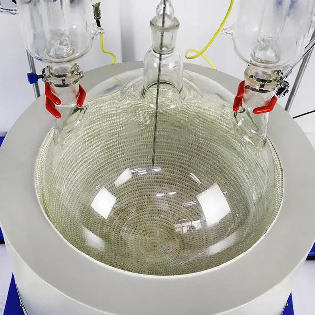 Alt view image 3 of 7 - HNZXIB Double condensers short path distillation 20L new type 2 distillate head high distillation efficiency Lab supply equipment SPDS-20L