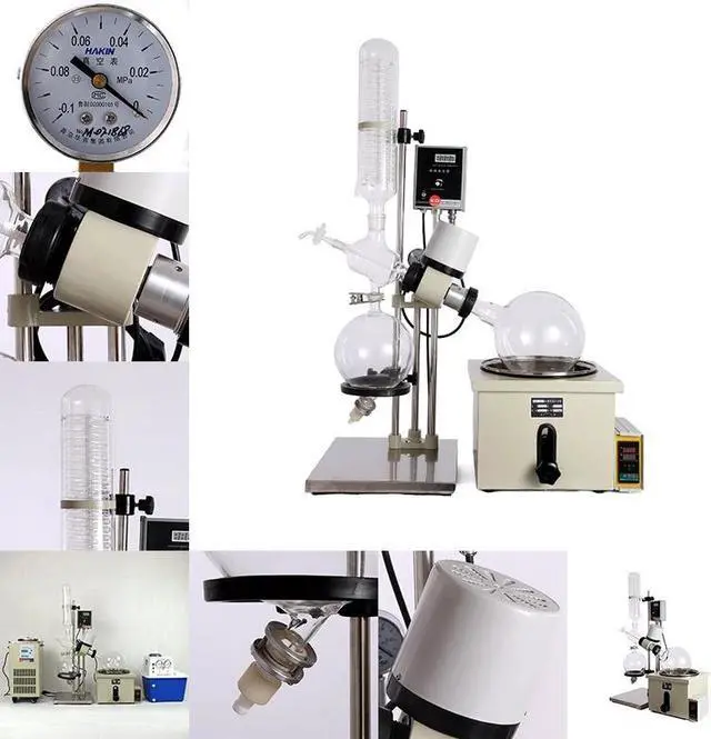 Alt view image 3 of 7 - HNXZIB 5L Rotary Evaporater suit RE-501 Rotavap and Vacuum Pump water circulating SHZ-D(III) Promotion combination