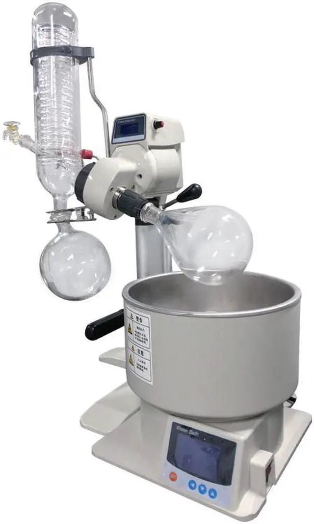 Alt view image 5 of 7 - HNXZIB 2L Rotary Evaporater suit with Vacuum Pump N-1100-D motored lifting rotavap and water circulater vacuum pump SHZ-D(III) Promotion combination