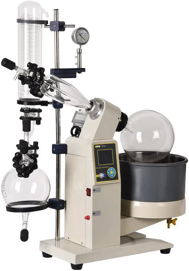 Alt view image 4 of 7 - HNXZIB 5L Automated Lifting Rotary Evaporater Promotion combination R1005  Rotavap + water circulating vacuum pump SHZ-D(III)