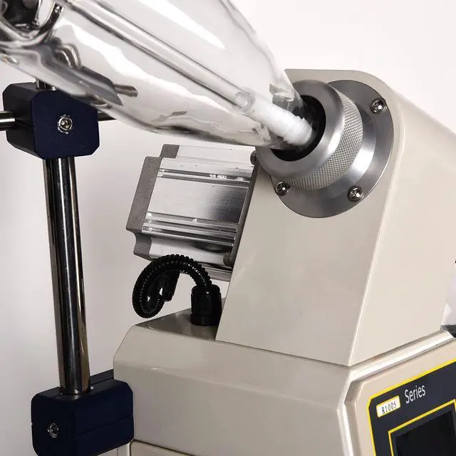 Alt view image 6 of 7 - HNXZIB 5L Automated Lifting Rotary Evaporater Promotion combination R1005  Rotavap + water circulating vacuum pump SHZ-D(III)