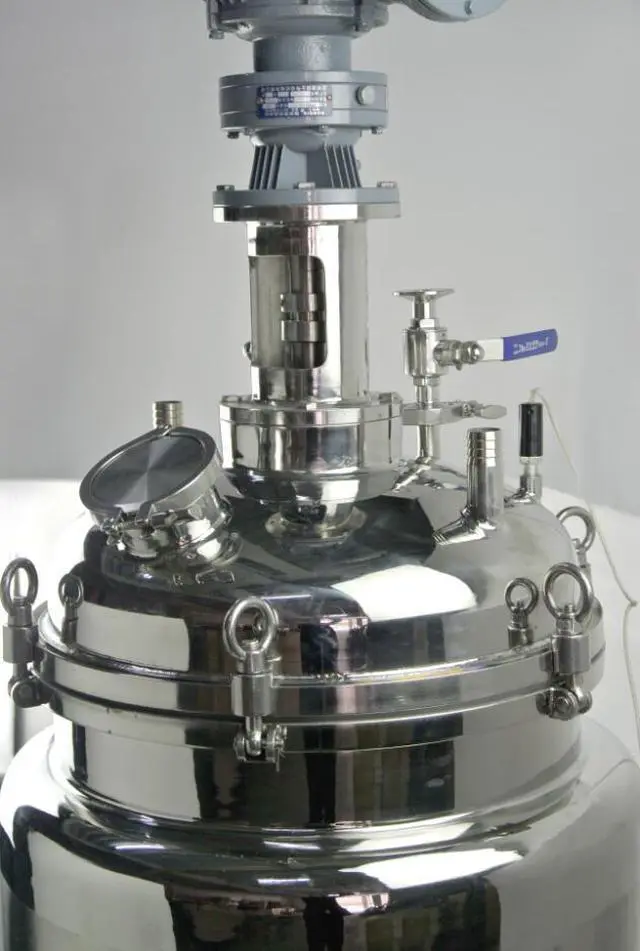 Alt view image 4 of 7 - Non-standard customization HNZXIB 60L Stainless Steel Jacketed Reactor Stirring Kettle Sealed Thermostatic Extraction Reaction with Observing window