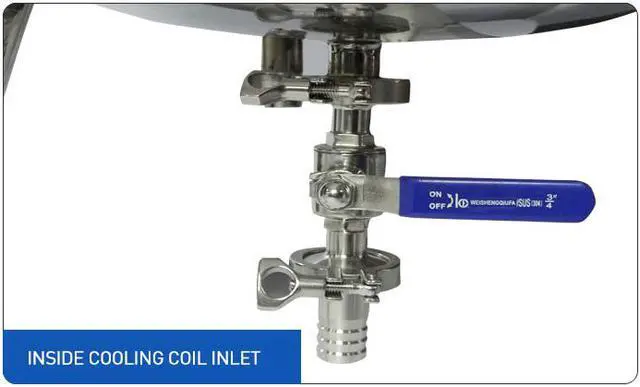 Alt view image 6 of 7 - Non-standard customization HNZXIB 60L Stainless Steel Jacketed Reactor Stirring Kettle Sealed Thermostatic Extraction Reaction with Observing window