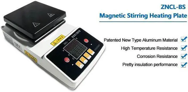 Alt view image 2 of 7 - HNZXIB Laboratory Heating Plate Magnetic Stirrer Temperature Control Hot Plate
