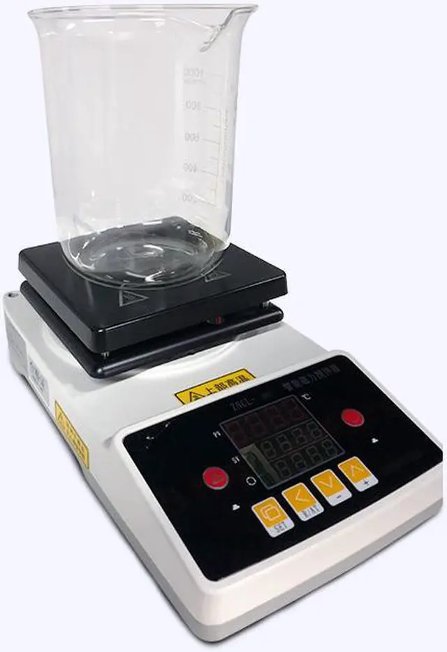 Alt view image 7 of 7 - HNZXIB Laboratory Heating Plate Magnetic Stirrer Temperature Control Hot Plate